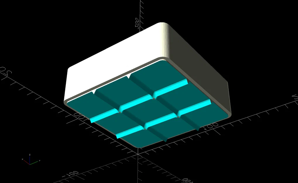 Khay Đựng Đồ Có Thể Chồng Tầng (Parametric) - OpenSCAD - Image 3
