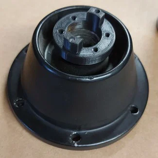 Miếng gạt xi-nhan cho vô lăng Mountney trên xe Classic Mini