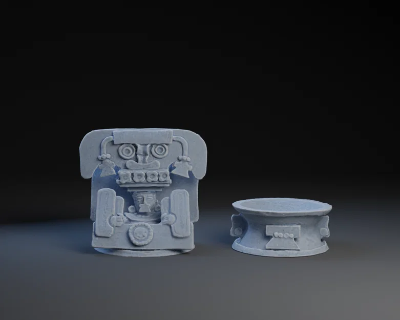 Lư hương phong cách Teotihuacan (Teotihuacan-style incense Burner) - Image 1