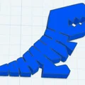 Mô hình khủng long linh hoạt in 3D (ruszający się dinozaur) - Thumbnail 1