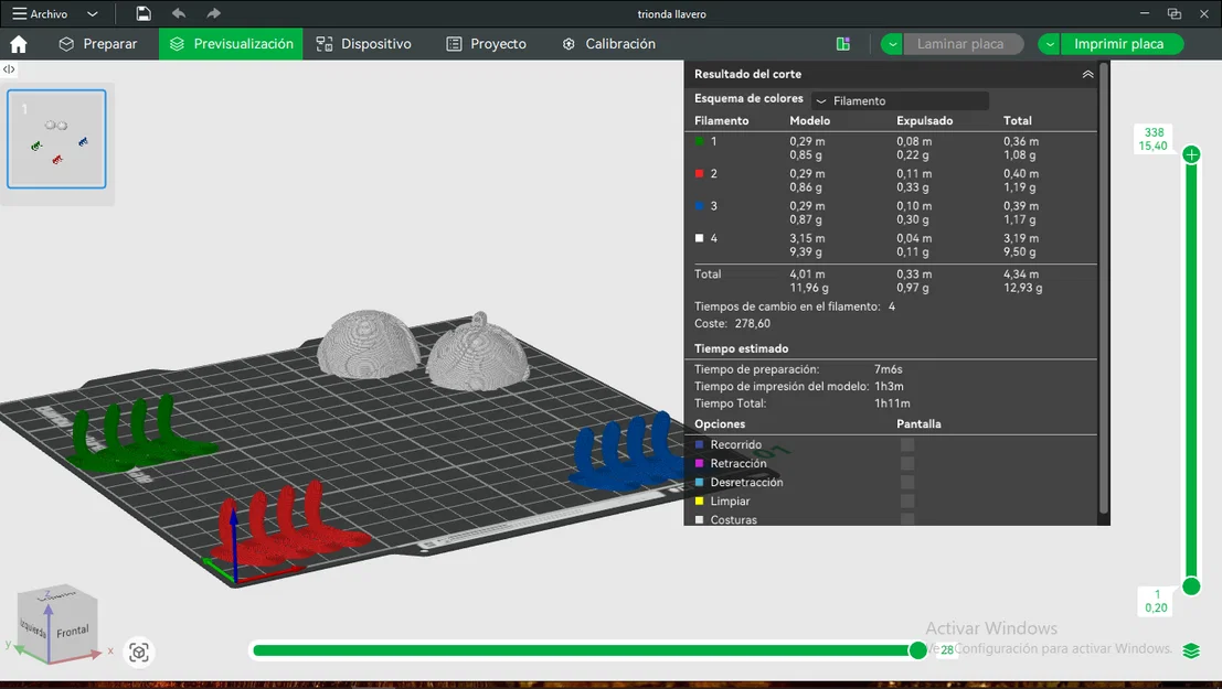 Móc khóa bóng World Cup 3D in lắp ráp linh hoạt tiết kiệm nhựa - Image 3