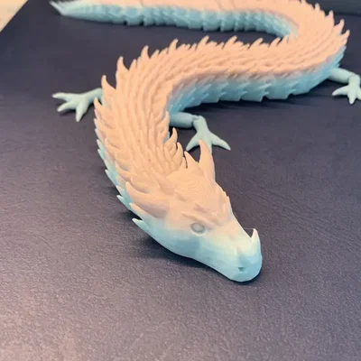Mô hình rồng đêm (Articulated Night Dragon) in 3D linh hoạt