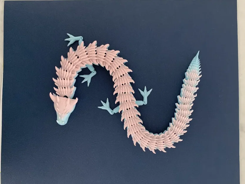 Mô hình rồng đêm (Articulated Night Dragon) in 3D linh hoạt - Image 2