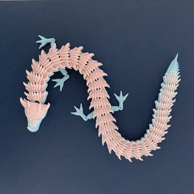 Mô hình rồng đêm (Articulated Night Dragon) in 3D linh hoạt