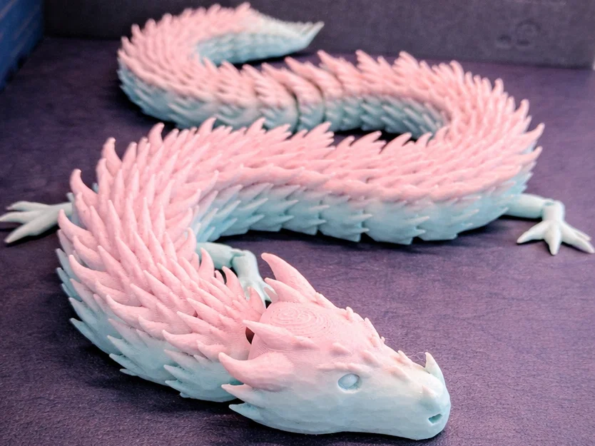 Mô hình rồng đêm (Articulated Night Dragon) in 3D linh hoạt - Image 4