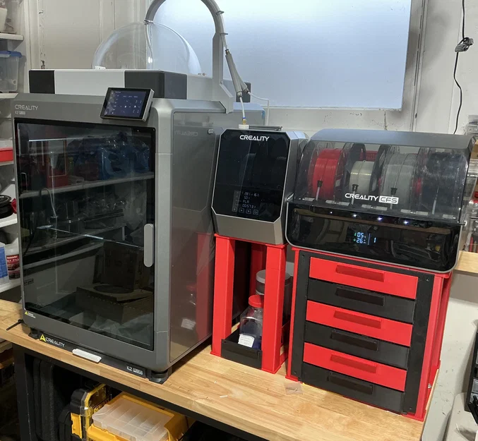 Giá đỡ CFS có ngăn kéo cho Creality K2 / K2 Plus (MMW‑K2PW‑CFSD) - Image 3