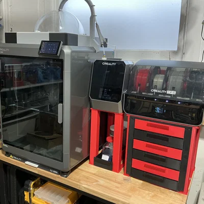 Giá đỡ CFS có ngăn kéo cho Creality K2 / K2 Plus (MMW‑K2PW‑CFSD)