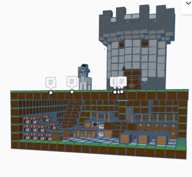 Mô hình lâu đài Minecraft (Minecraft Zamek) độc đáo cho người hâm mộ - Image 2