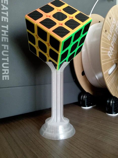 Chân đế trưng bày khối lập phương (Trophy Cube Stand) 3D - Image 1