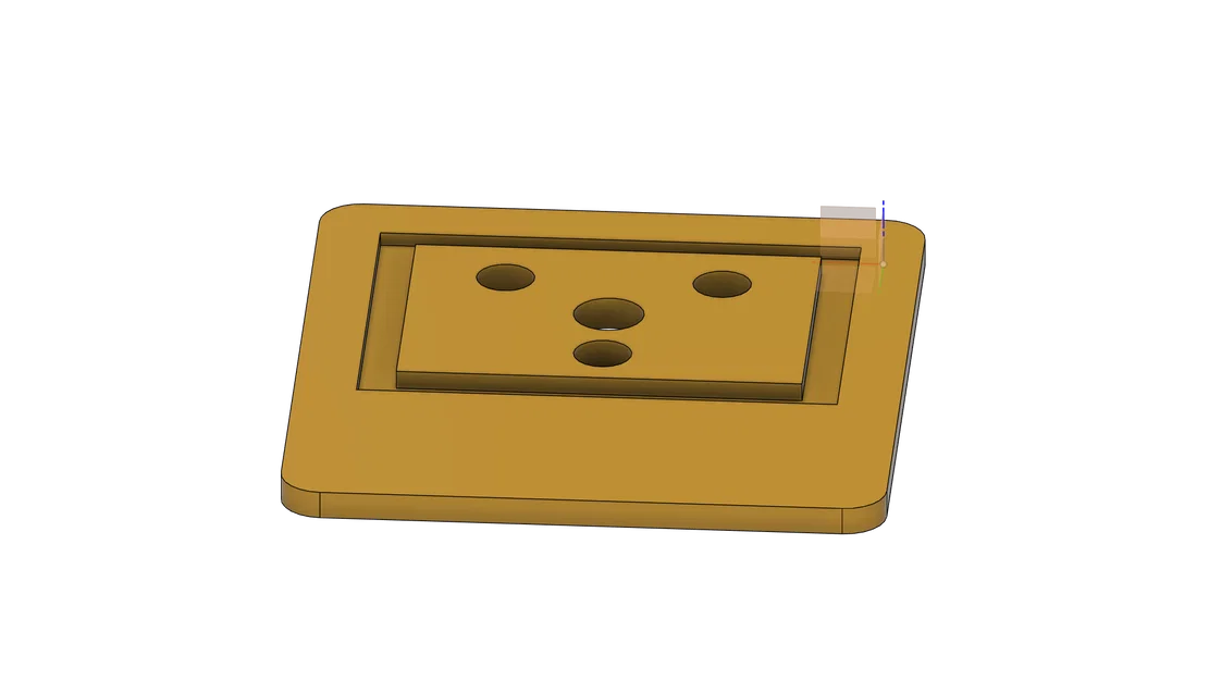 Tấm đế gắn giá treo khăn Keuco phiên bản cũ in 3D - Image 1