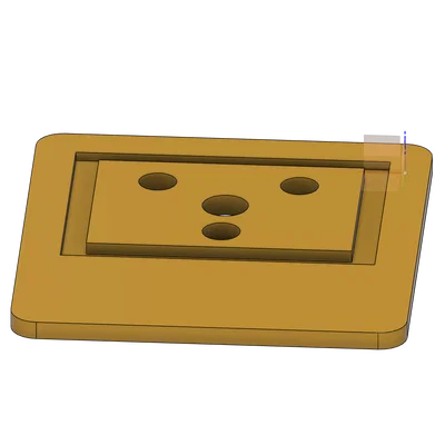 Tấm đế gắn giá treo khăn Keuco phiên bản cũ in 3D