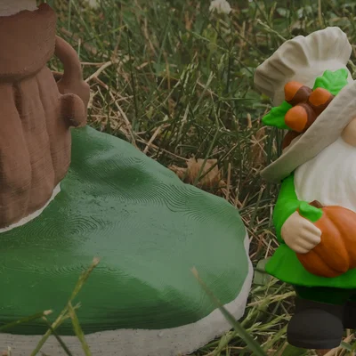 Tượng Chú Lùn Mùa Thu (Fall Gnome Statue)