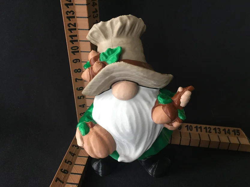 Tượng Chú Lùn Mùa Thu (Fall Gnome Statue) - Image 4