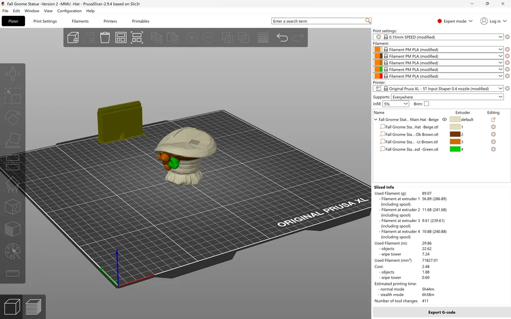 Tượng Chú Lùn Mùa Thu (Fall Gnome Statue) - Image 14