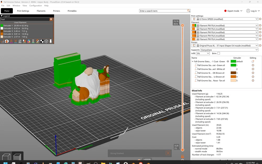 Tượng Chú Lùn Mùa Thu (Fall Gnome Statue) - Image 17