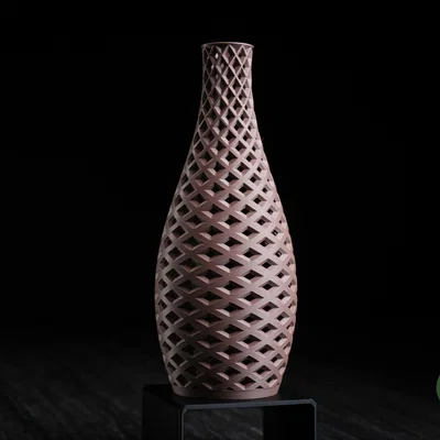 alvor • vase | Bình hoa họa tiết điêu khắc nghệ thuật