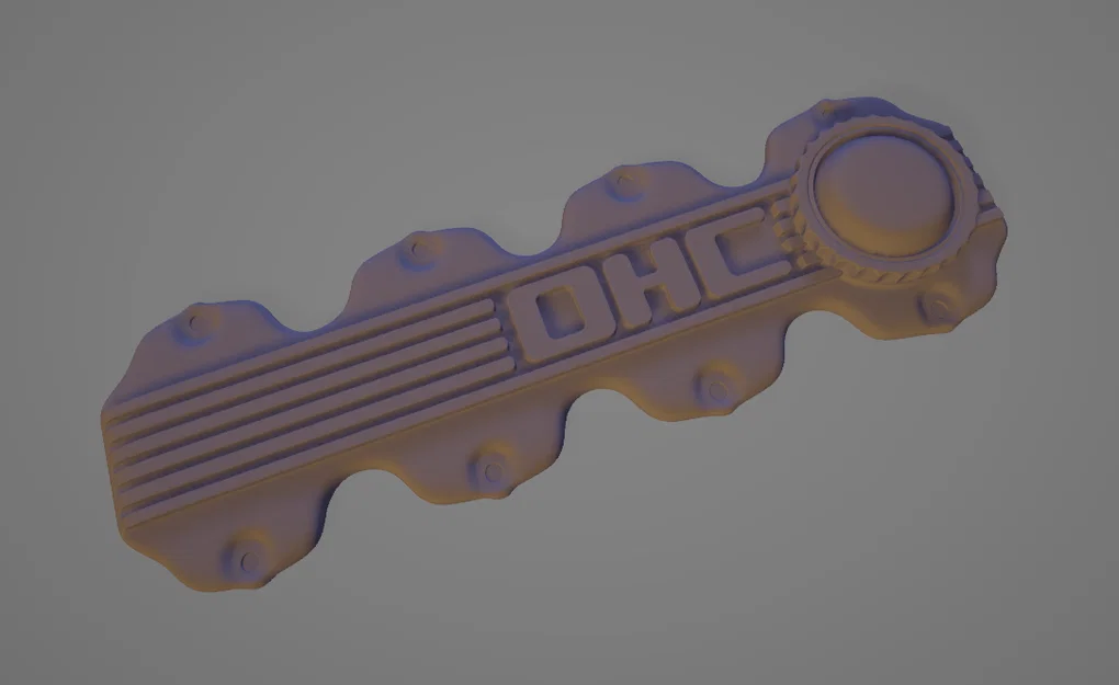 Mô hình nắp đậy dàn cò (Valve Cover) cho động cơ Opel OHC 8v - Image 1