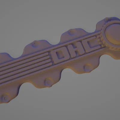 Mô hình nắp đậy dàn cò (Valve Cover) cho động cơ Opel OHC 8v