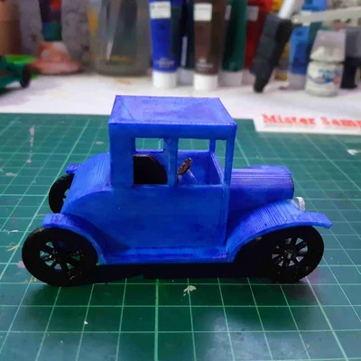 Mô hình xe cổ Ford Model T Coupe - Dự án in 3D độc đáo