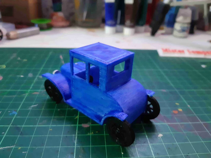 Mô hình xe cổ Ford Model T Coupe - Dự án in 3D độc đáo - Image 2