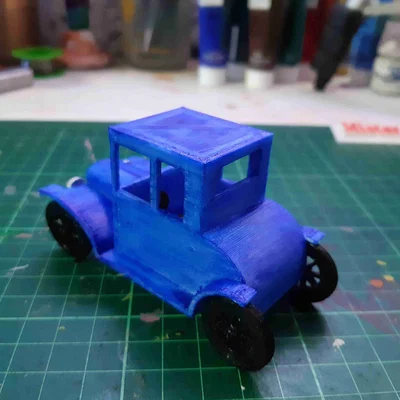 Mô hình xe cổ Ford Model T Coupe - Dự án in 3D độc đáo