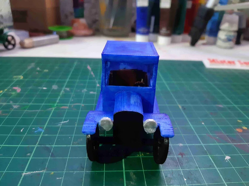 Mô hình xe cổ Ford Model T Coupe - Dự án in 3D độc đáo - Image 3