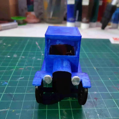 Mô hình xe cổ Ford Model T Coupe - Dự án in 3D độc đáo