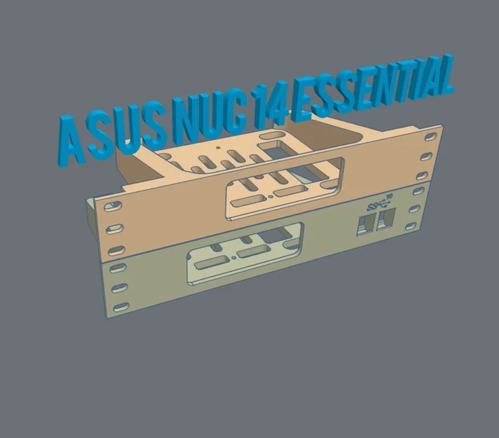 Giá đỡ rackmount 10 inch - ASUS NUC 14 Essential (Đã cập nhật!) - Image 1