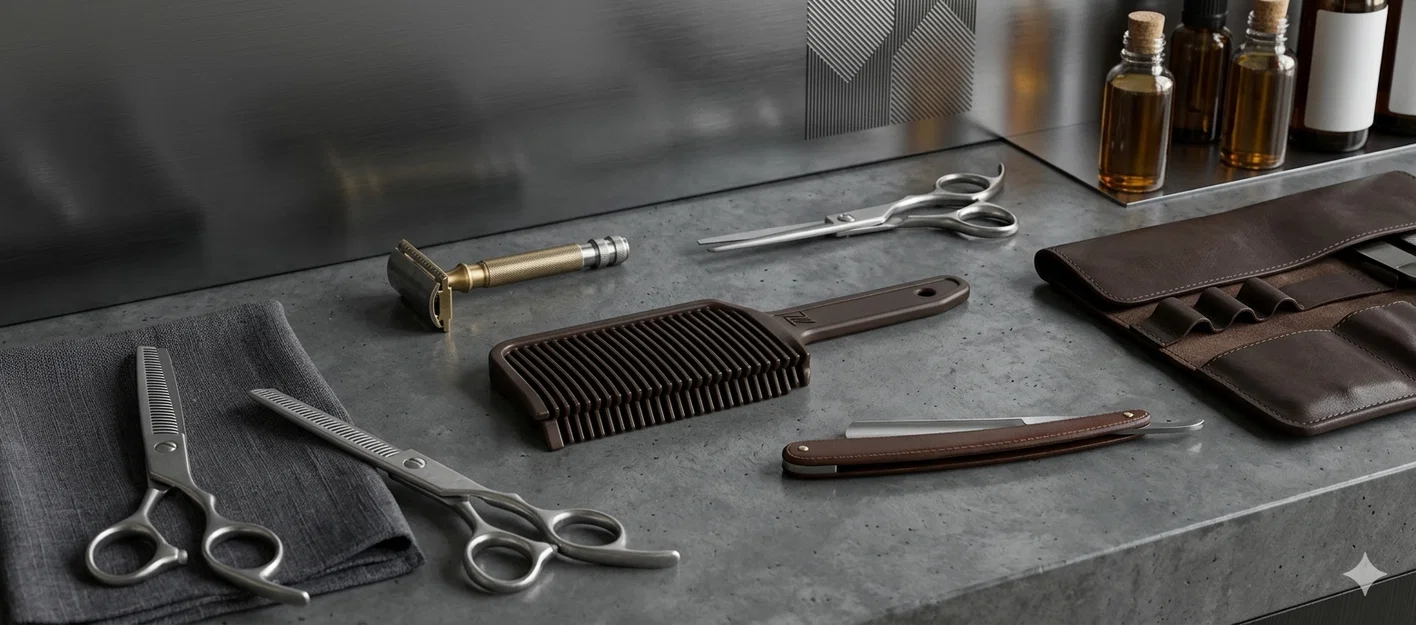 Lược Cắt Tóc Fade Ergonomic (Thiết Kế Hình Cung) - Image 2