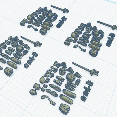 Tiny Dummy 13: Mô hình robot tí hon siêu chi tiết cho máy in 3D