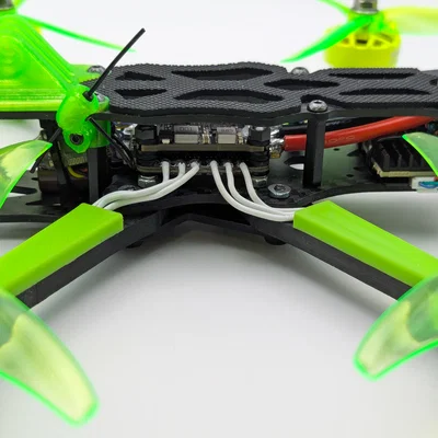 Nắp che dây motor cho khung Apex 5 - Bảo vệ tay đòn FPV Drone ImpulseRC