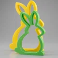 Easter Bunny – Mô hình thỏ in 3D dạng Outline - Thumbnail 1