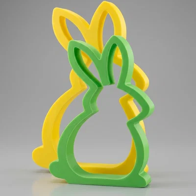 Easter Bunny – Mô hình thỏ in 3D dạng Outline