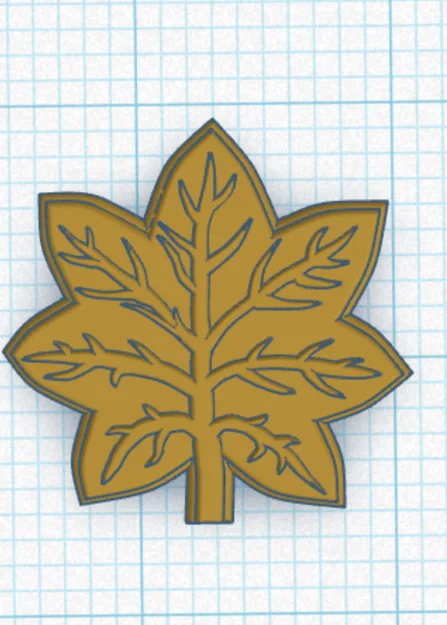 Mô hình 3D phù hiệu cấp bậc sĩ quan Không quân (Air Force Officer Ranks) - Image 5