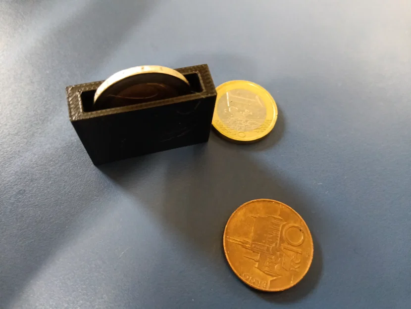 Đế giữ đồng xu xe đẩy siêu thị đơn giản trên xe hơi - Image 3