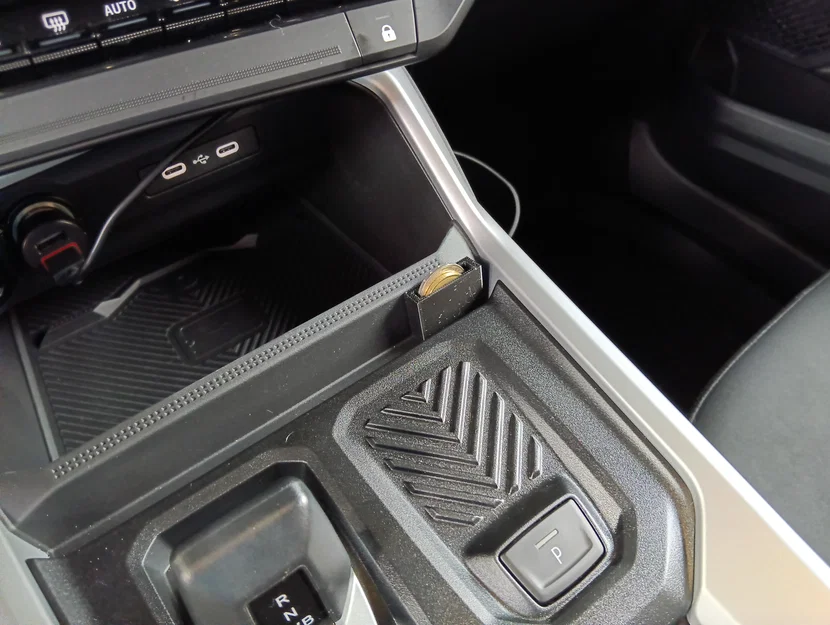 Đế giữ đồng xu xe đẩy siêu thị đơn giản trên xe hơi - Image 6