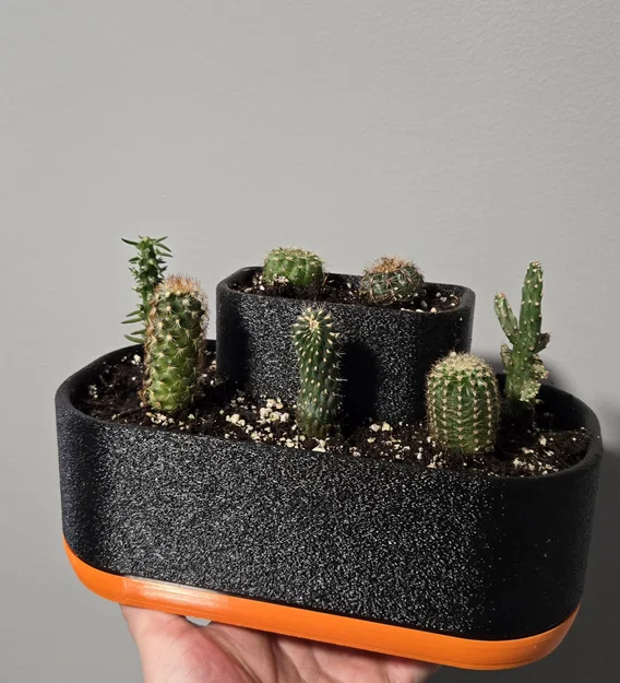 Chậu trồng cây 3D đa năng kèm khay hứng nước tiện lợi - Image 1