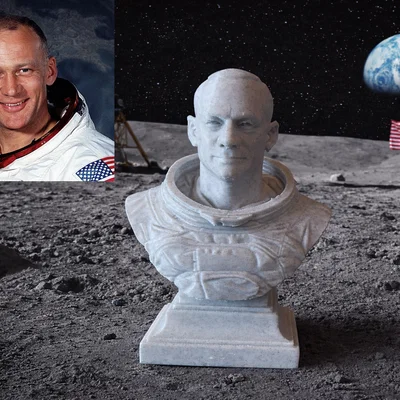 Tượng bán thân Buzz Edwin Eugene Aldrin Jr.