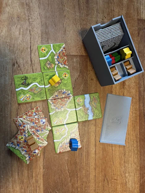 Hộp lưu trữ 3D cho Carcassonne: Siege & Defense tiện lợi - Image 1