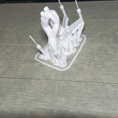 Mô hình tàu vũ trụ Low-poly kiểu Star Wars (X-wing) cho in 3D