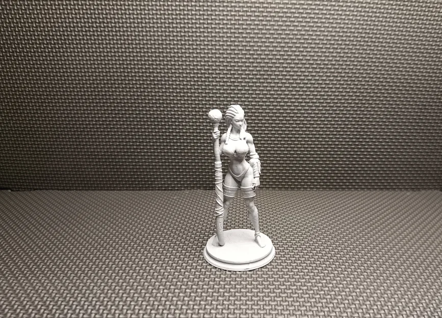 Sexy Tribal Guardian – Nữ chiến binh cầm trượng - Image 2