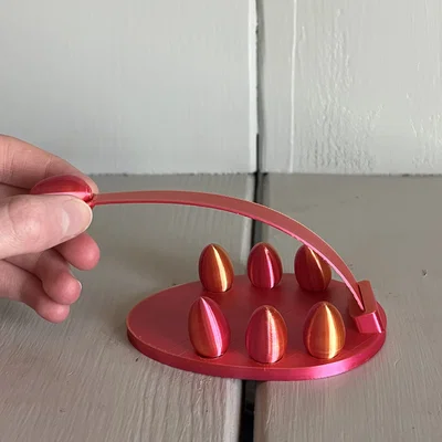 Mô hình máy bắn trứng mini (Eggapult) 3D đầy thú vị và giải trí
