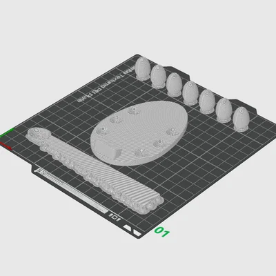 Mô hình máy bắn trứng mini (Eggapult) 3D đầy thú vị và giải trí