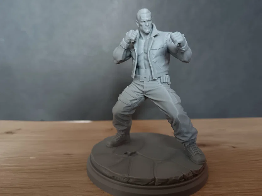 Mô hình 3D nhân vật Bryan Fury từ game Tekken ấn tượng - Image 3