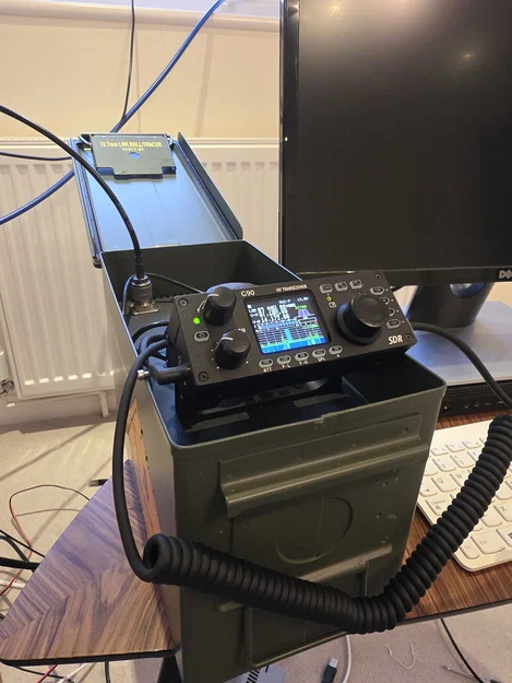 Hộp đựng Xiegu G90 cho hộp thiếc .50 cal/12.7mm - Image 1