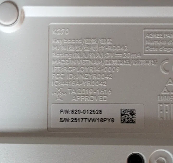 Chân đế thay thế cho bàn phím Logitech K270 - Image 5