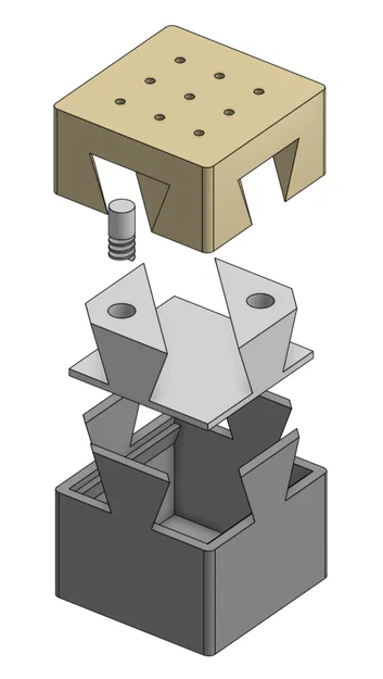 Hộp giải đố khớp đuôi én (Impossible dove tail box) - Image 1