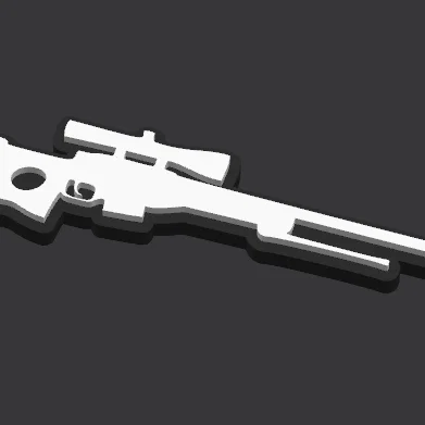 Móc khóa hình súng tỉa AWP cực chất cho dân chơi game