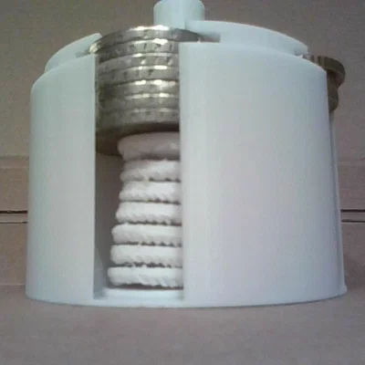Khay đựng tiền xu 3D tiện lợi cho ô tô