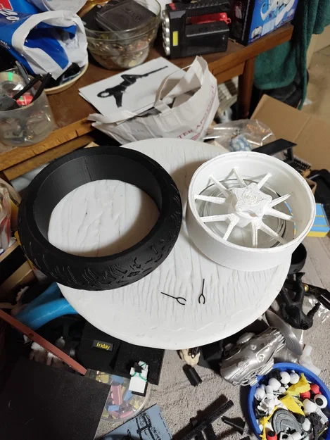 Gạt tàn thuốc hình bánh xe mô tô - Image 6